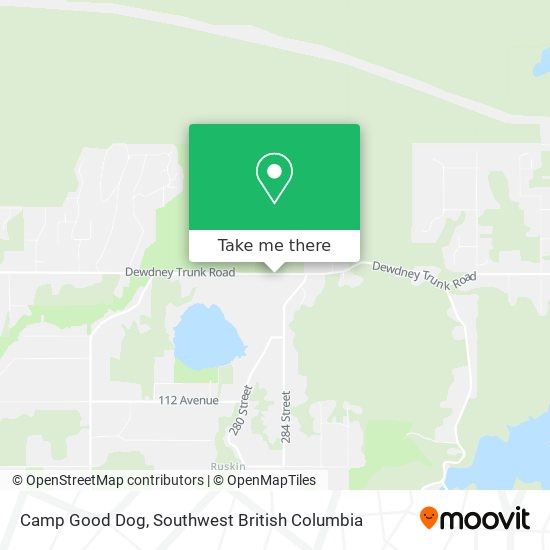 Camp Good Dog map