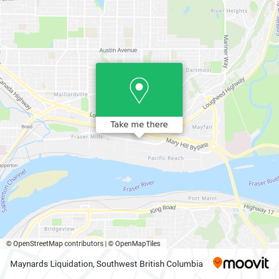 Maynards Liquidation map