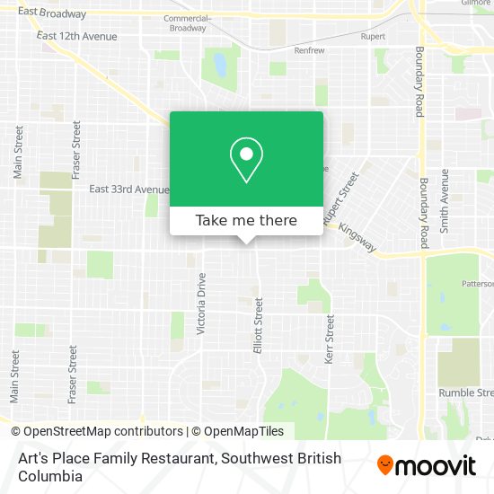 Art's Place Family Restaurant map