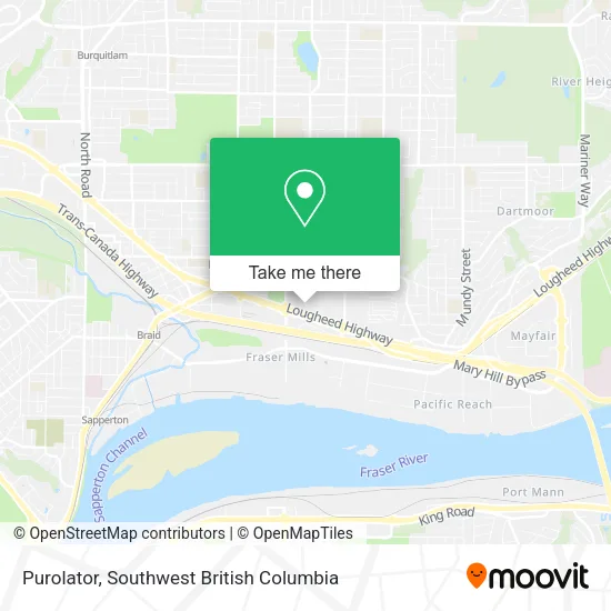 Purolator map