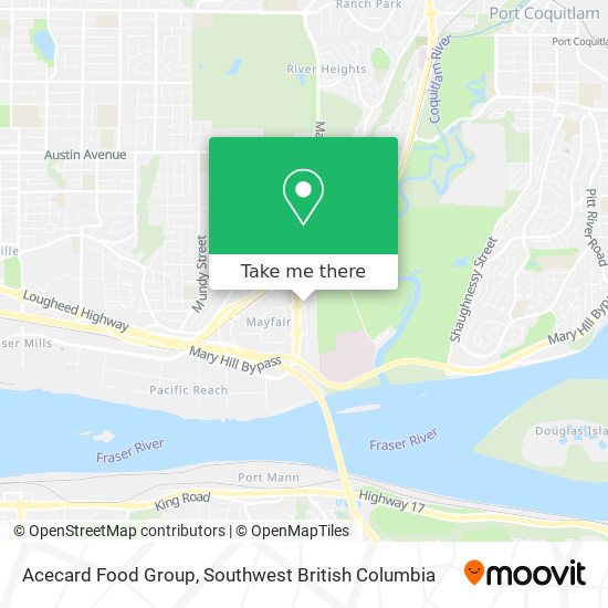 Acecard Food Group map