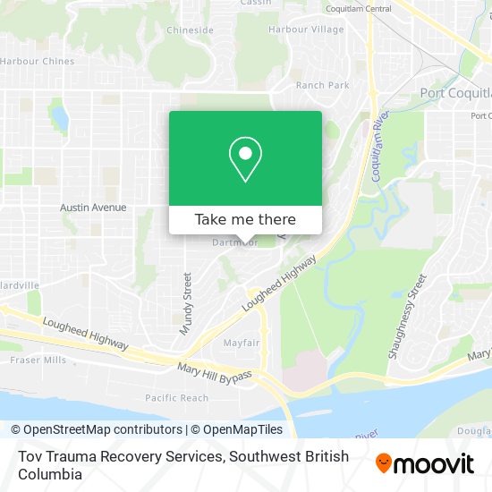 Tov Trauma Recovery Services map