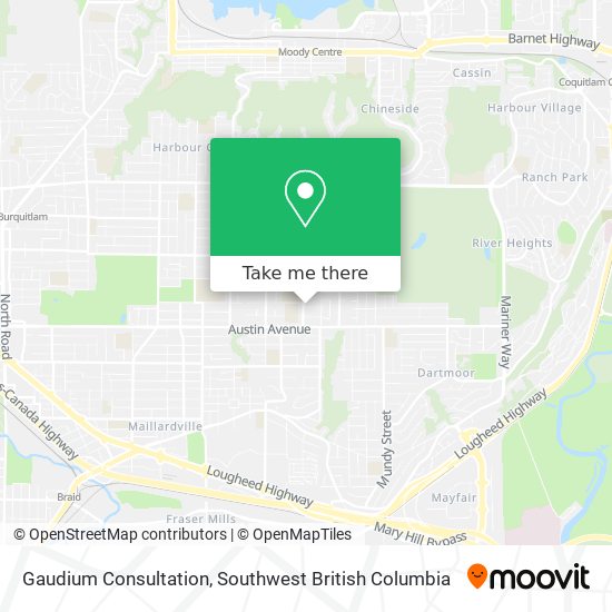 Gaudium Consultation map