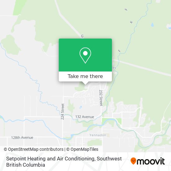 Setpoint Heating and Air Conditioning map
