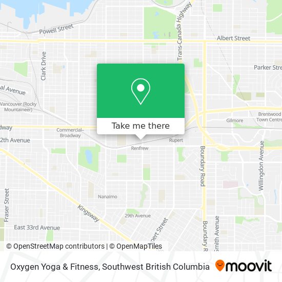 Oxygen Yoga & Fitness map