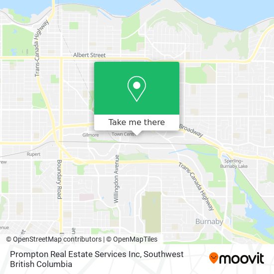 Prompton Real Estate Services Inc map