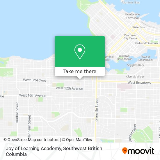 Joy of Learning Academy map