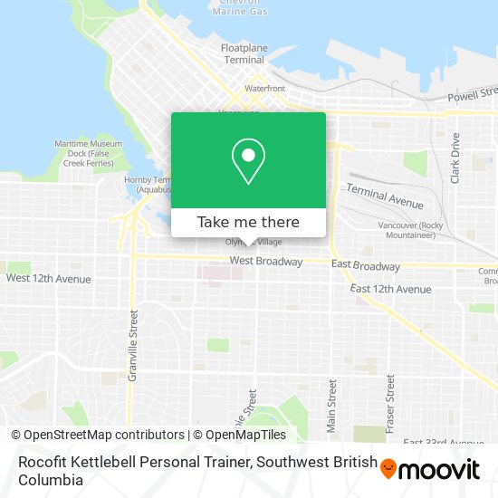 Rocofit Kettlebell Personal Trainer map