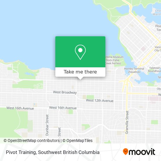 Pivot Training map