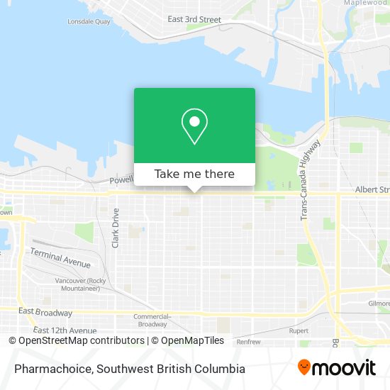 Pharmachoice map