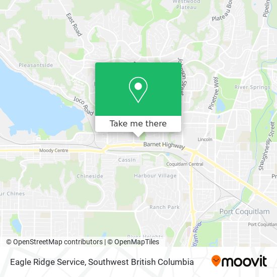 Eagle Ridge Service map