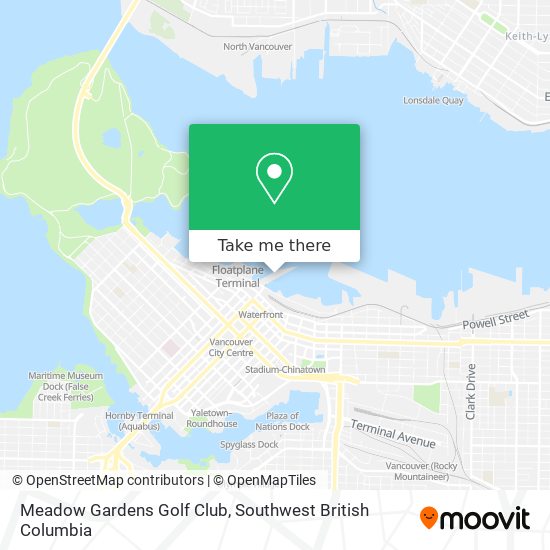 Meadow Gardens Golf Club plan