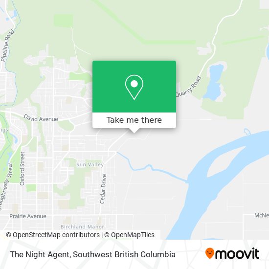 The Night Agent map