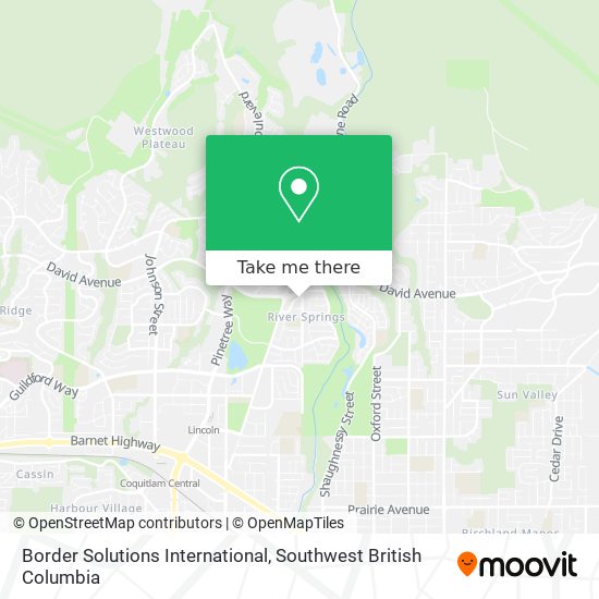 Border Solutions International map