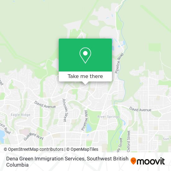 Dena Green Immigration Services map