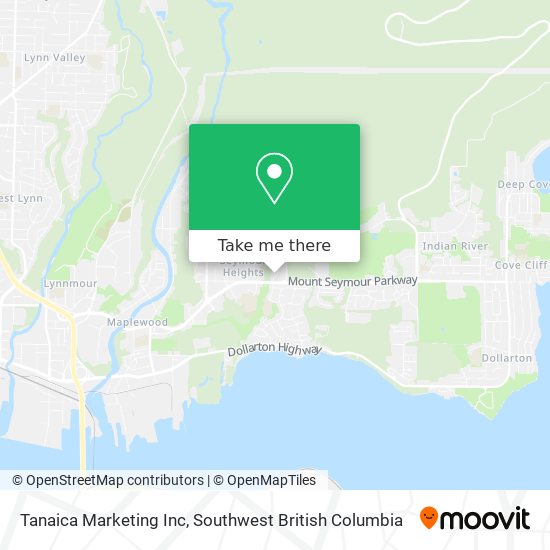 Tanaica Marketing Inc map