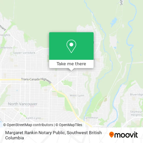 Margaret Rankin Notary Public map