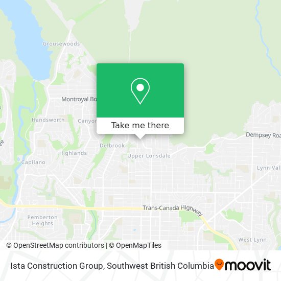 Ista Construction Group map