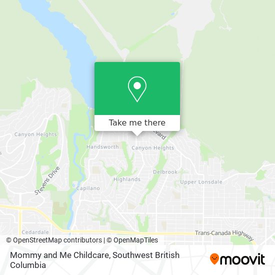 Mommy and Me Childcare map