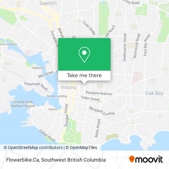 Flowerbike.Ca map