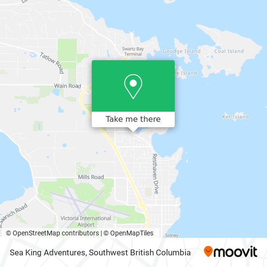 Sea King Adventures map