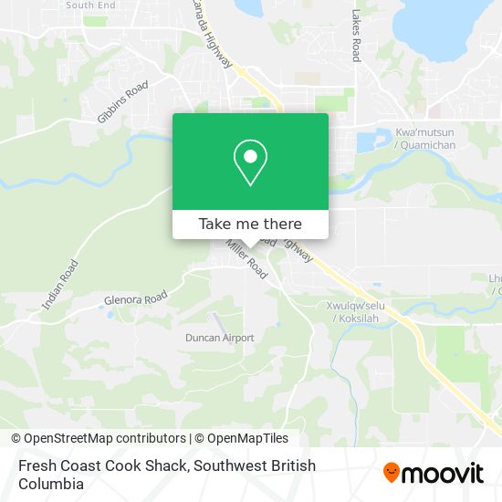 Fresh Coast Cook Shack map