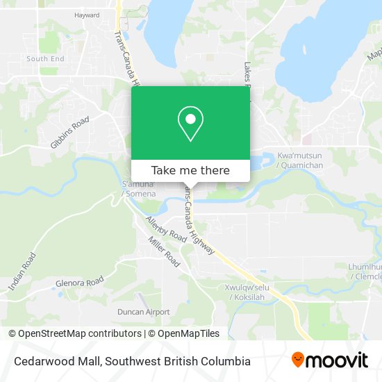 Cedarwood Mall plan