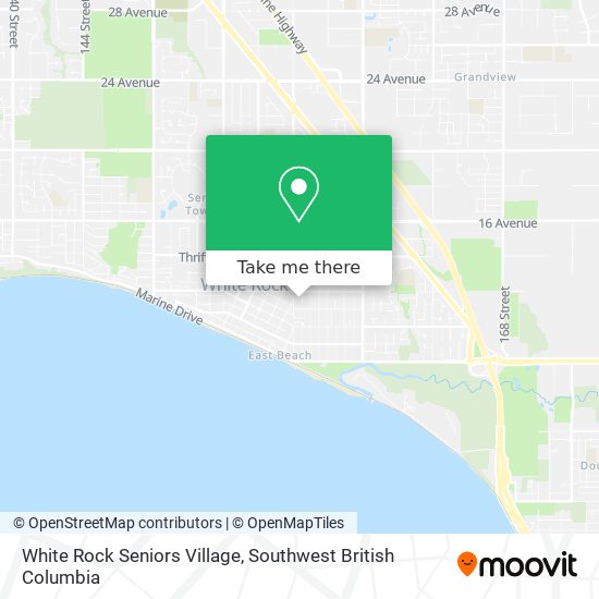 White Rock Seniors Village map