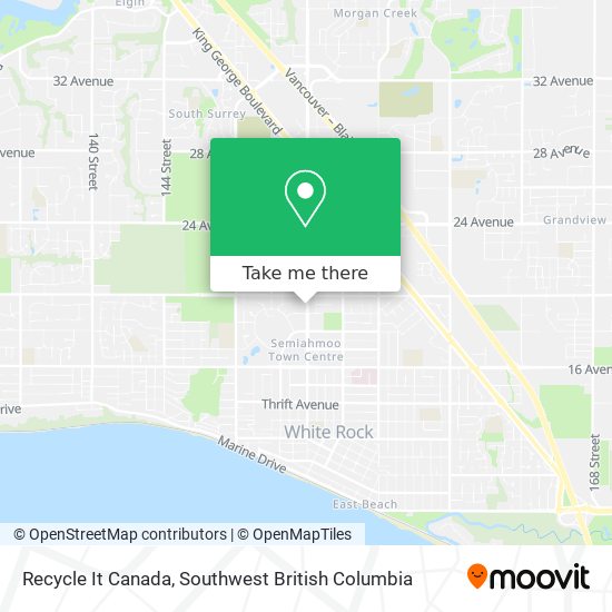 Recycle It Canada map