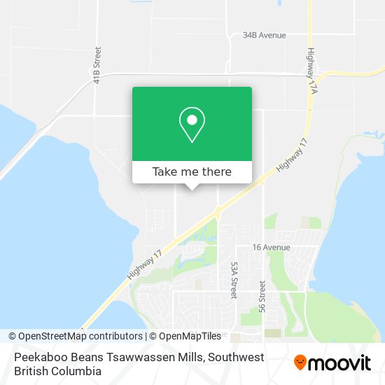 Peekaboo Beans Tsawwassen Mills plan