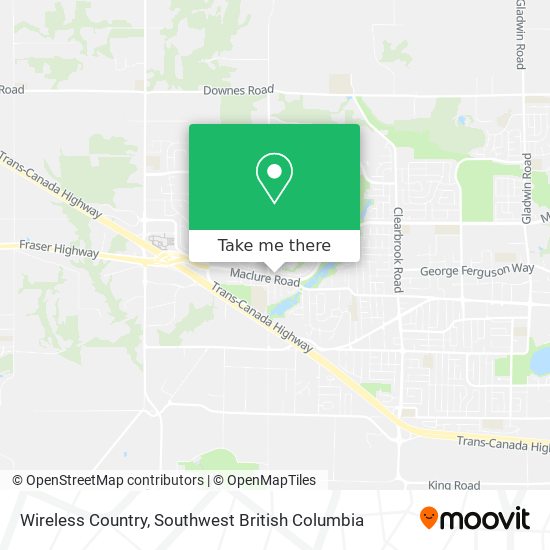 Wireless Country map