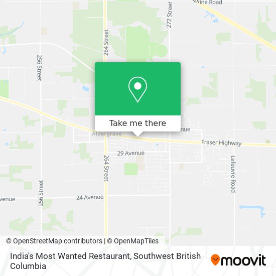 India's Most Wanted Restaurant map