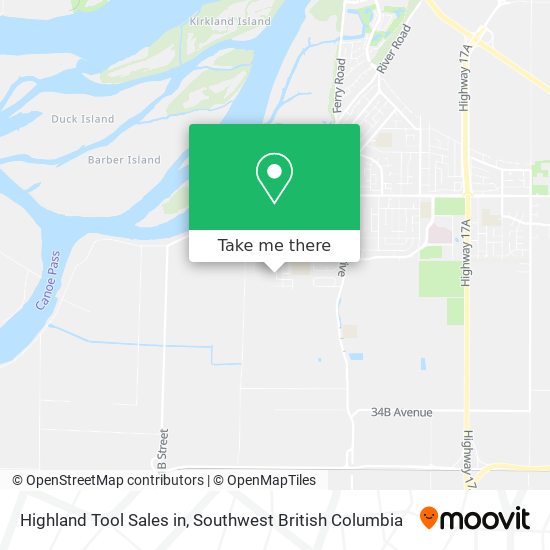 Highland Tool Sales in map