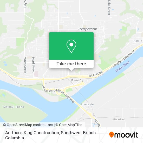 Aurthur's King Construction map