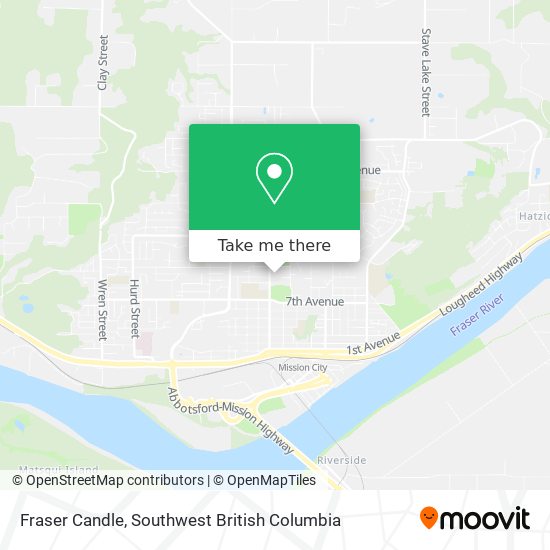 Fraser Candle map