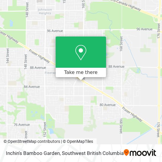 Inchin's Bamboo Garden map