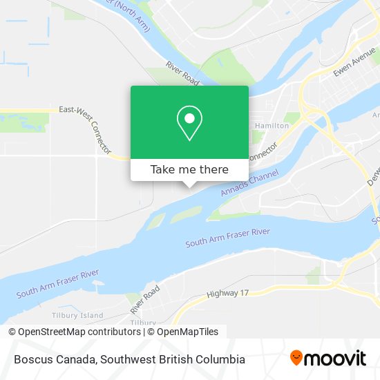 Boscus Canada map