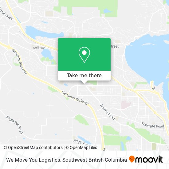We Move You Logistics map