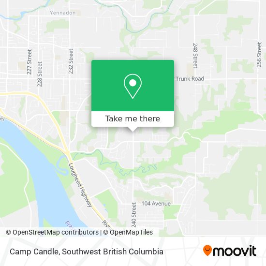Camp Candle map