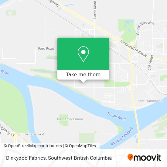 Dinkydoo Fabrics map