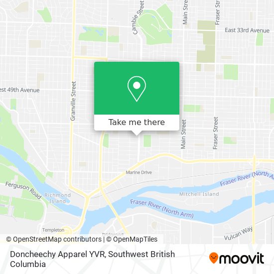 Doncheechy Apparel YVR plan