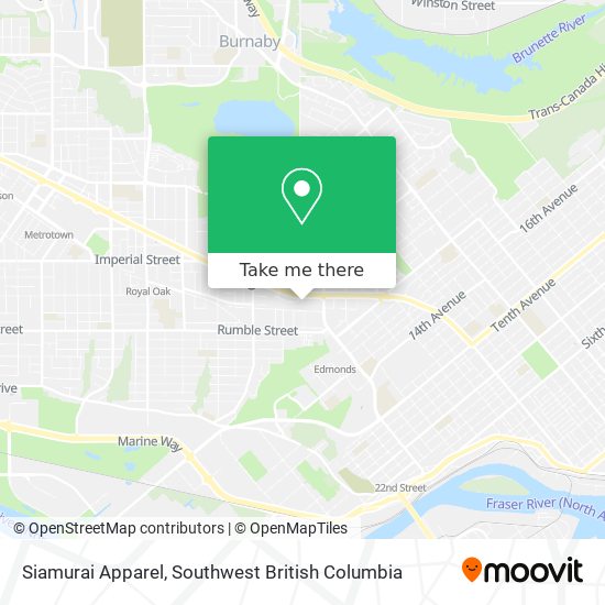 Siamurai Apparel map