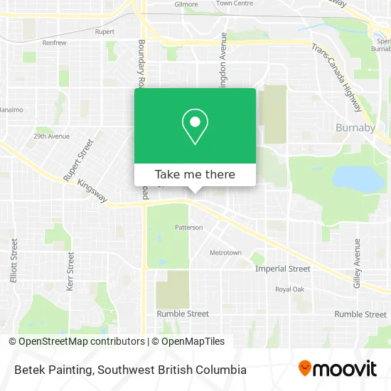 Betek Painting map