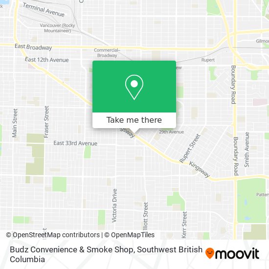 Budz Convenience & Smoke Shop map