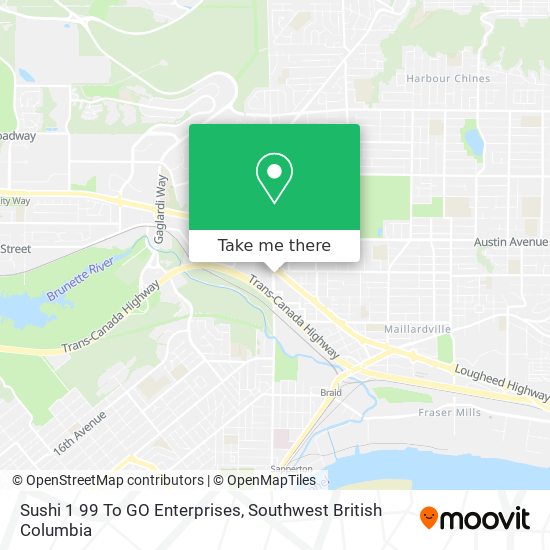 Sushi 1 99 To GO Enterprises map