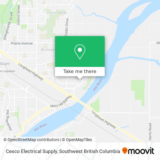 Cesco Electrical Supply map