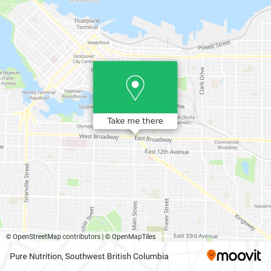 Pure Nutrition map