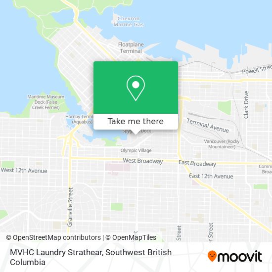 MVHC Laundry Strathear map