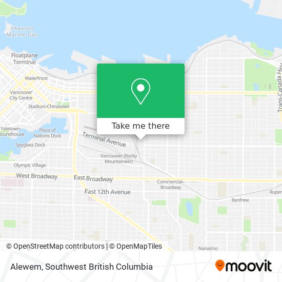Alewem map