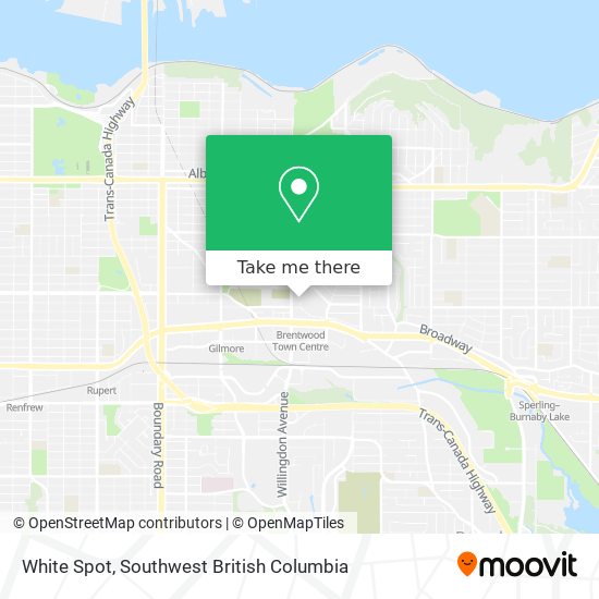 White Spot map